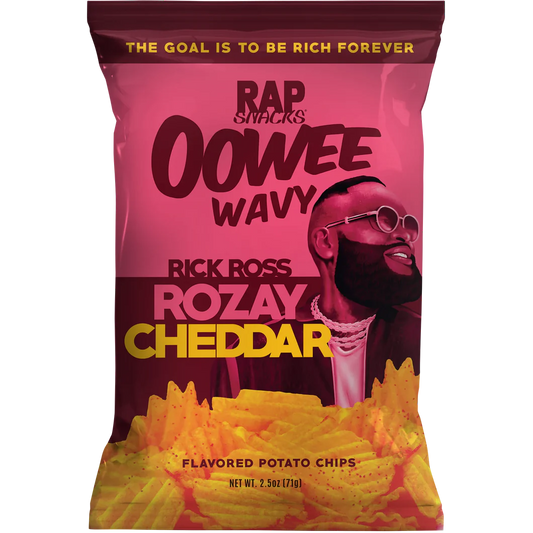 Rap Snacks Oowee Wavy Rick Ross Rozay Cheddar 71g