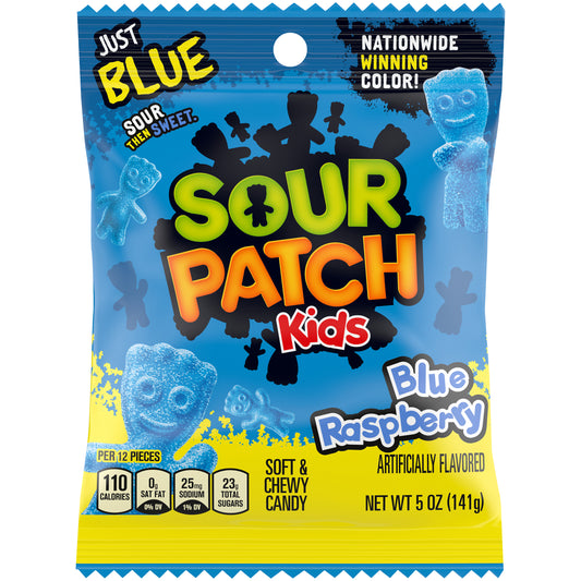 Sour Patch Kids Blue Raspberry Peg Bag 141g
