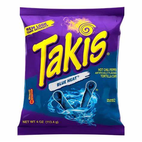 Takis Blue Heat Chips 113g