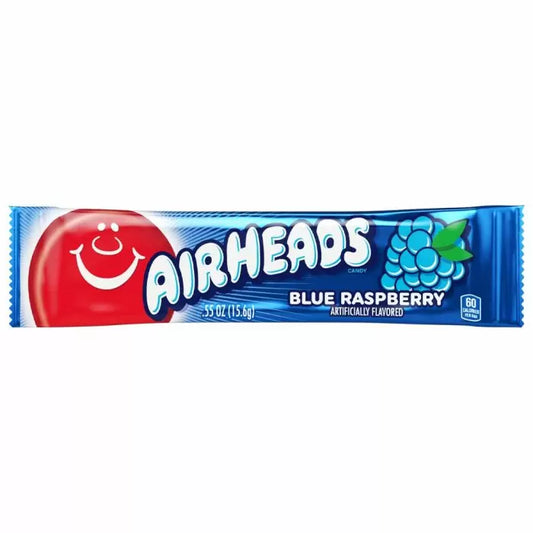 Airheads Blue Raspberry Chewy Candy Bars 16g