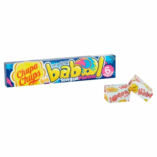 Chupa Chups Big Babol Tongue Painters Flavour Soft Bubble Gum 27.6g