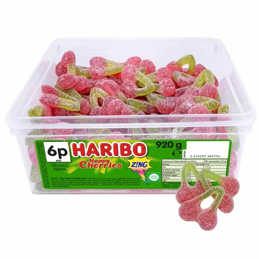 Haribo Happy Cherries Zing 6p Tub 920g