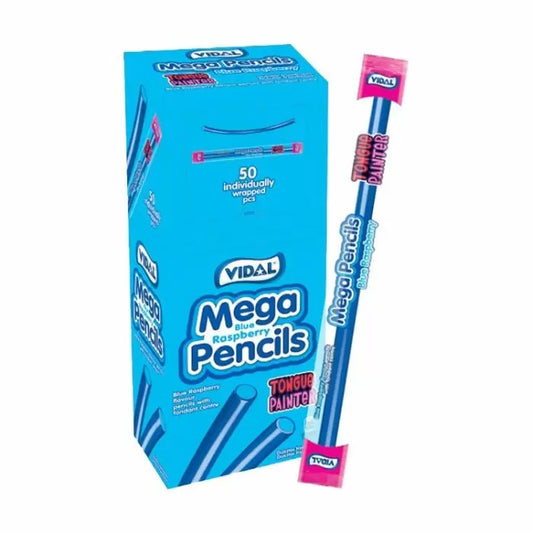 Vidal Blue Raspberry Mega Pencils
