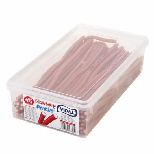 Vidal Strawberry Pencils Tub